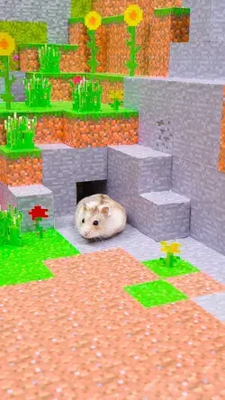 Hamster Escapes the Warden Maze in the Deep Dark Minecraft