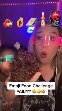 Asmrlinastar Emoji Food Challenge Fail