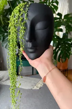 Wall Planter | Unique Head Planter for Indoor and Outdoor Wall Decor | Face Planter Headplanters