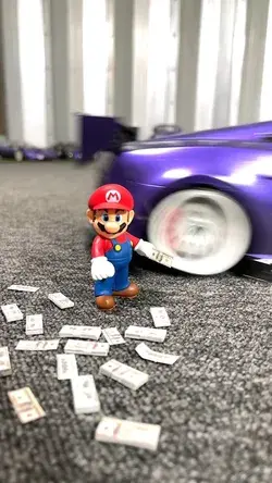 The adventures of RC Drift Mario! #rccars #trickshot #supermario