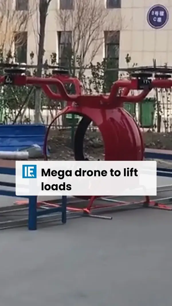 Mega Drone That Lifts 300 kg