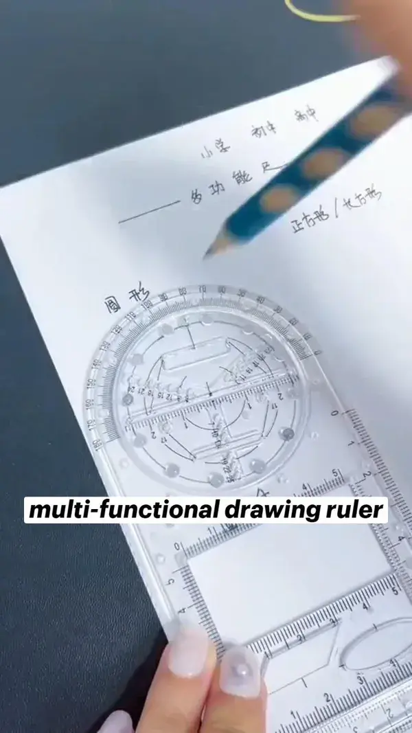 multi-functional drawing ruler