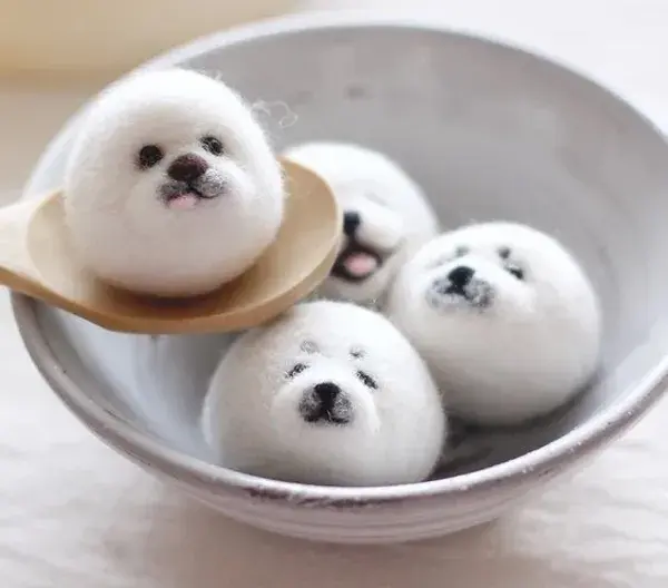 Pomeranian Marshmallows