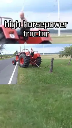 Pull！！！The tractor that cures your obsessive-compulsive disorder!😎