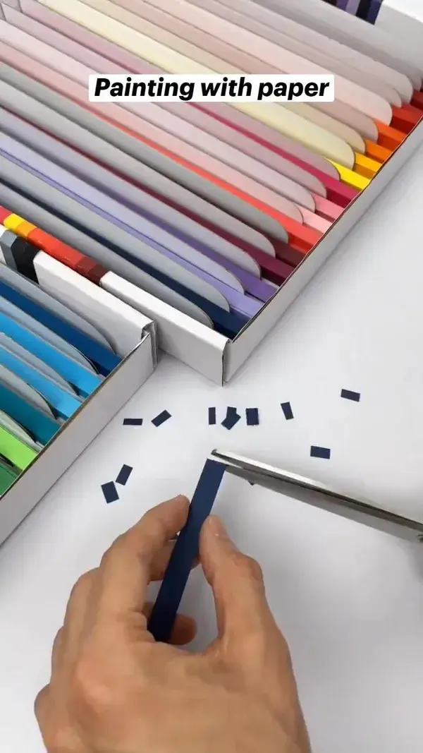 Painting with paper