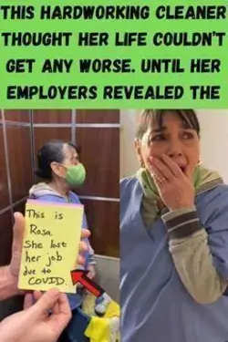 This Hardworking Cleaner Thought Her Life Couldn’t Get Any Worse. Until Her Employers Revealed The