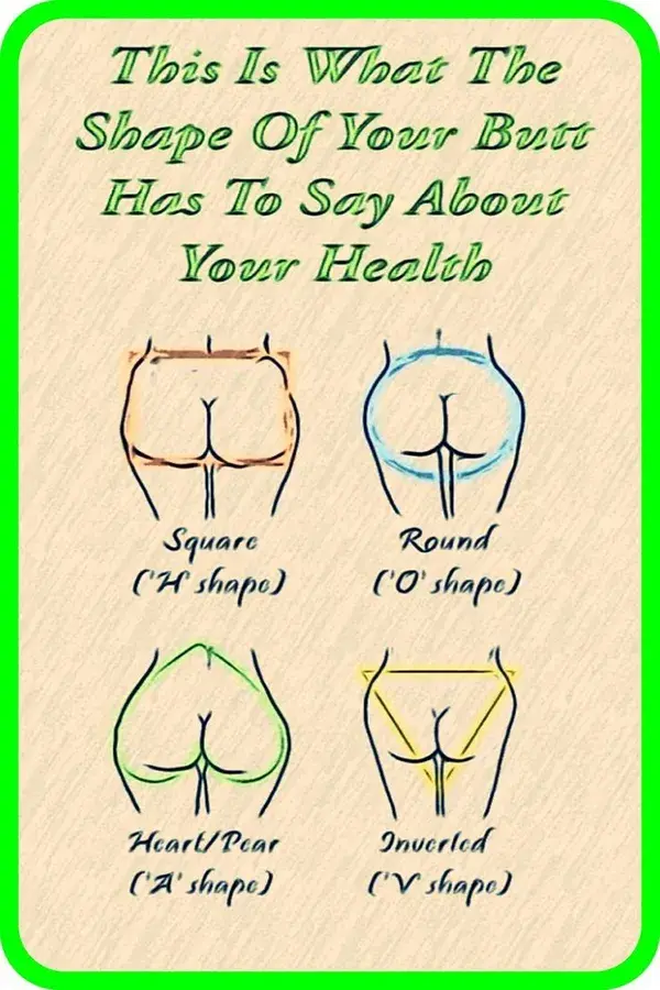 This Is What The Shape Of Your Butt Says About Your Health!