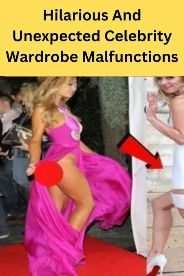 Hilarious And Unexpected Celebrity Wardrobe Malfunctions