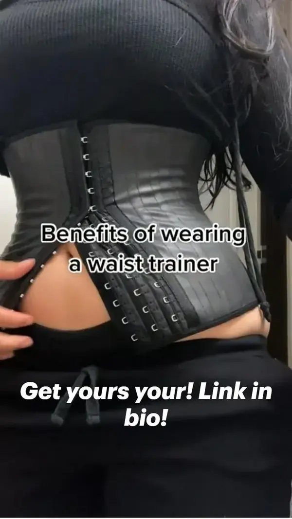 Our Latex Waist Trainer! Waist Snatched. Get yours. Link in our bio!