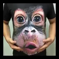Monkey Face - Monkey - T-Shirt | TeePublic