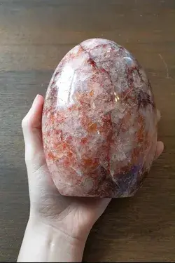 Hematoid Fire Quartz Freeform Tower | X-Large | Fire Quartz Tower | Crystal Rainbows | Crystals