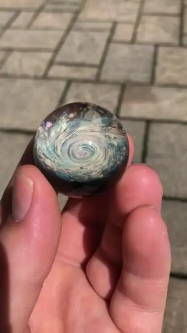 Borosilicate Glass Galaxy Marble