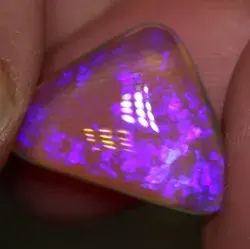 Crystal Opal Purple Gemstone | Australian Mining | Black Opal Direct