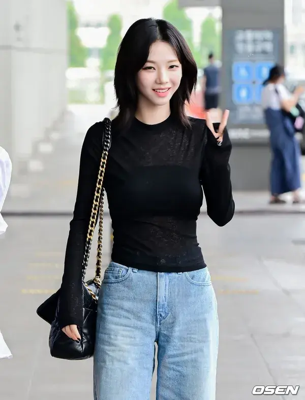 02-08-2023 aespa at Gimpo International Airport today heading to Tokyo, Japan