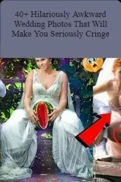 Hilariously Awkward Wedding Photos That Will Make Anyone Seriously Cringe