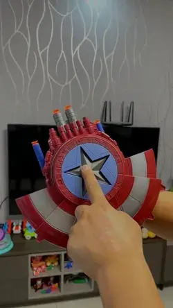 Captain America Soft Bullet Shield Toys✨-Ptoyly