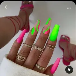 Neon acrylics