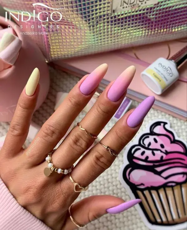 Pastel Ombre Nails