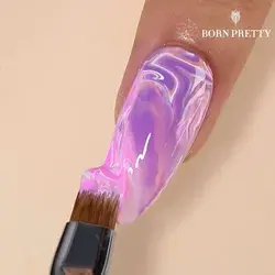 Magic Purple Marble Nails