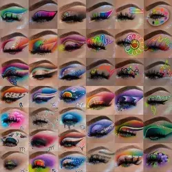 eye makeup colorful