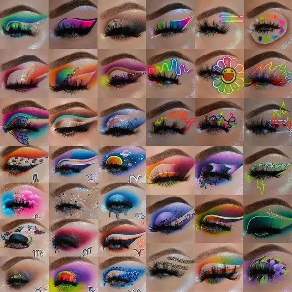 eye makeup colorful