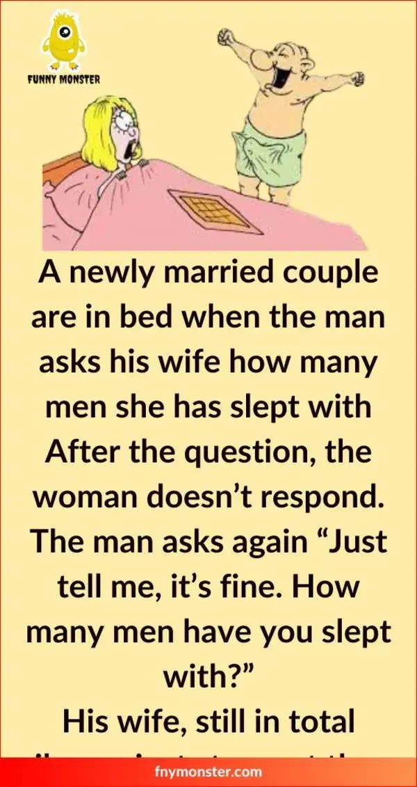 A Newly Married Couple Are In Bed