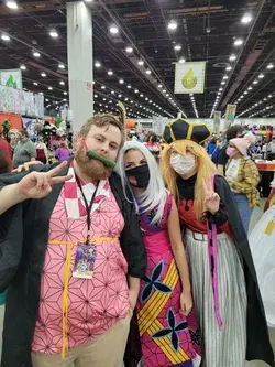 Dōma, Daki, and Nezubro cosplays!!