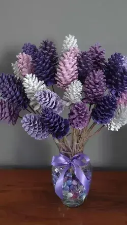 Pine cone bouquet