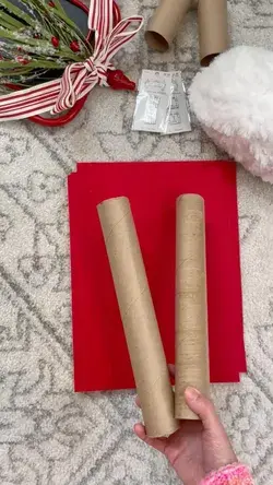 DIY Santa Napkin Holders