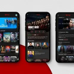 Netflix app UI/UX Redesign mobile