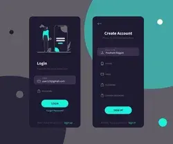 Mobile App Login-Signup Design