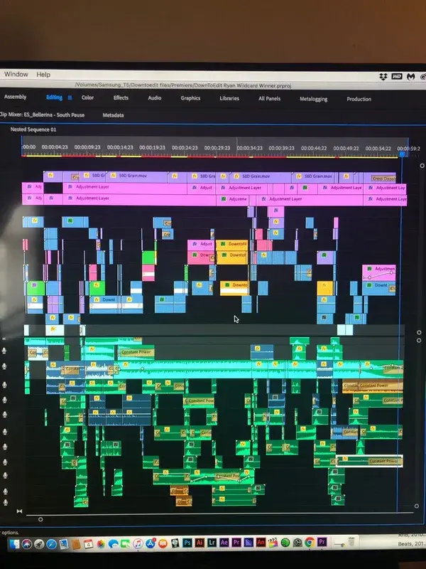 Premiere Pro Video Edit Timeline Chaos