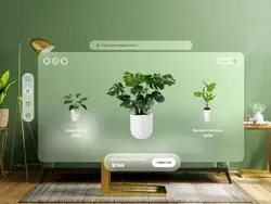 🥽Apple Vision Pro: Plant Shop🌱 Website UI 