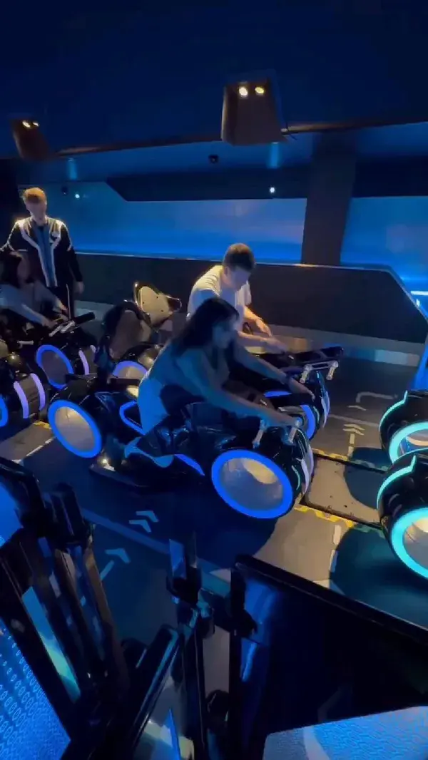 Futuristic Roller Coster Ride Cool and amazing technology