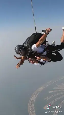 Skydiving in Dubai! 🪂 