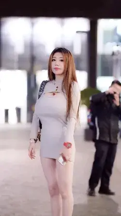 street fashion Douyin china pose is very big! 😬