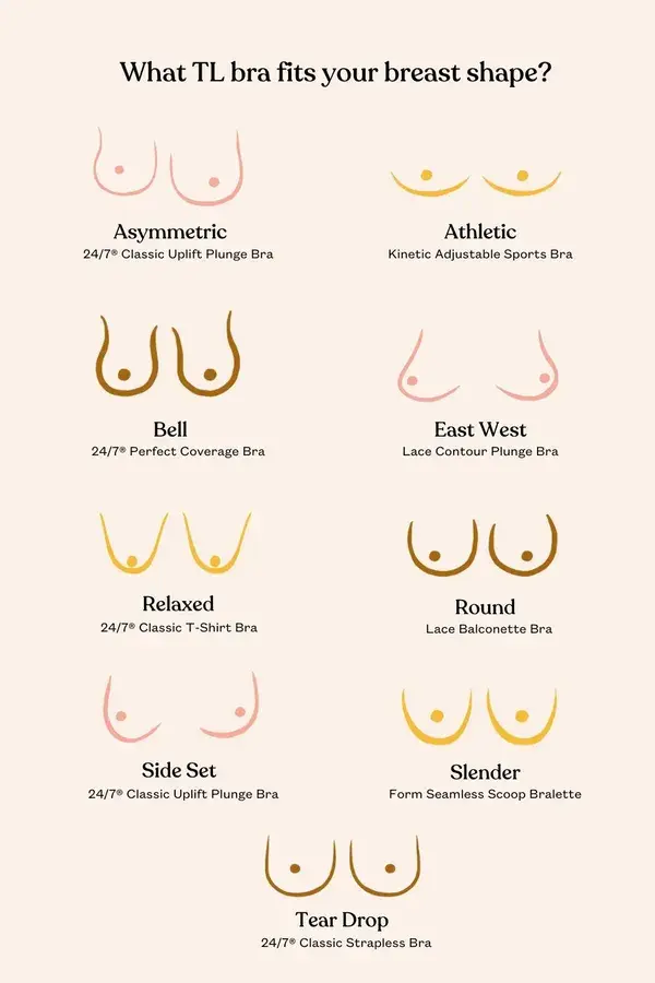 What TL Bra Fits Your Breast Shape?