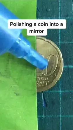 Polishing a Coin into a mirror