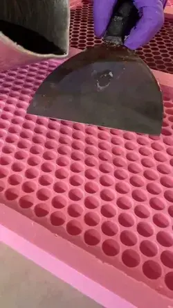 satisfying wax scrapping