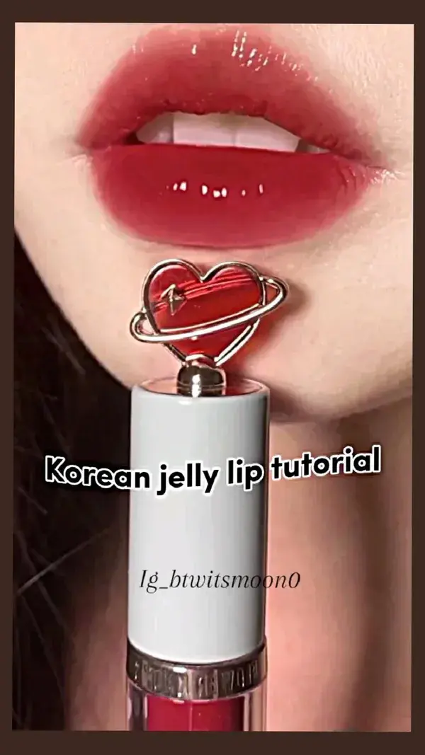 Korean Jelly Lip Tutorial 💫❤️ Video not mine ⚠️