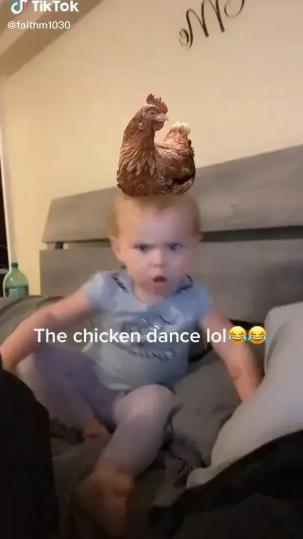 Her reaction at the end 😂