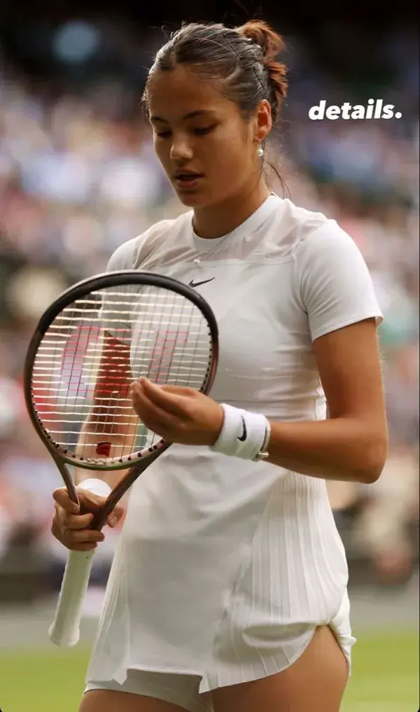 Emma Radacanu at Wimbledon
