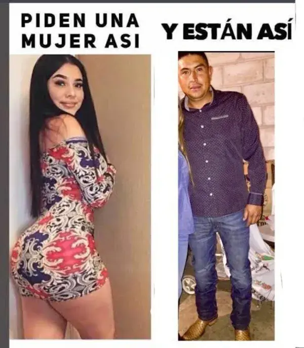 Quieren una así y ellos están así