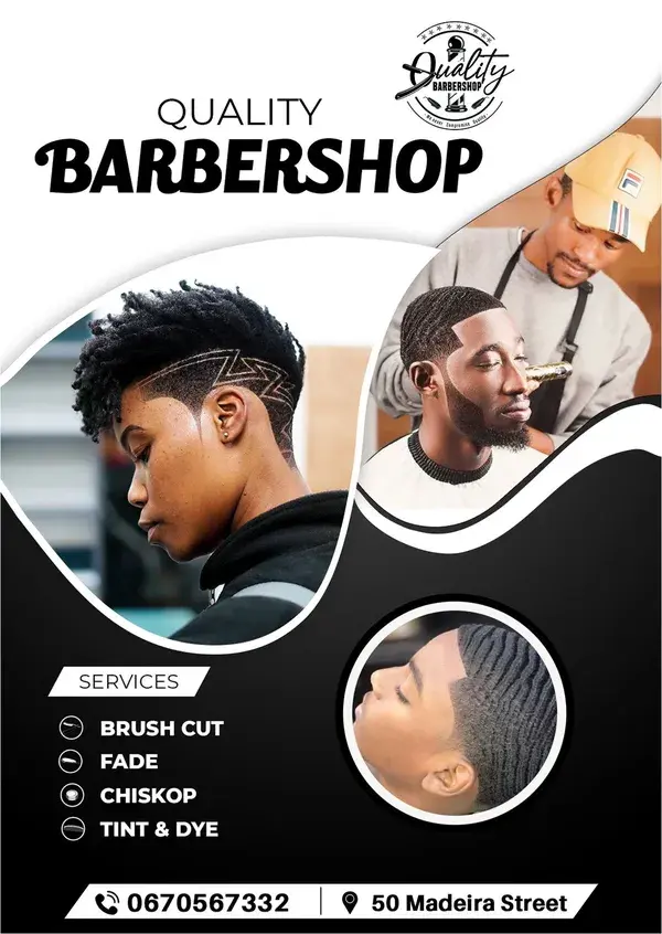 Barbering flyer design