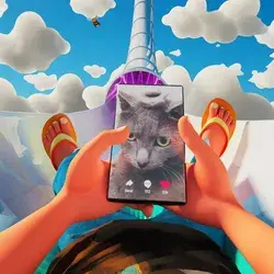 3D animation inspired by Tik Tok by Lenar Singatullov