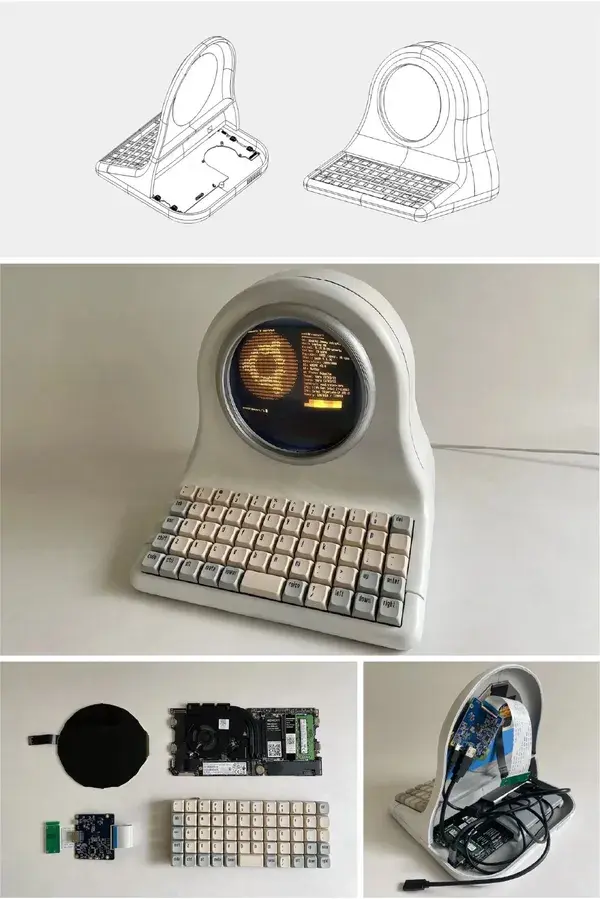 THIS FUNKY RETRO-FUTURISTIC COMPUTER IS ACTUALLY A LAPTOP IN DISGUISE