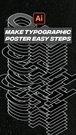 Create typographic poster in easy steps with illustrator