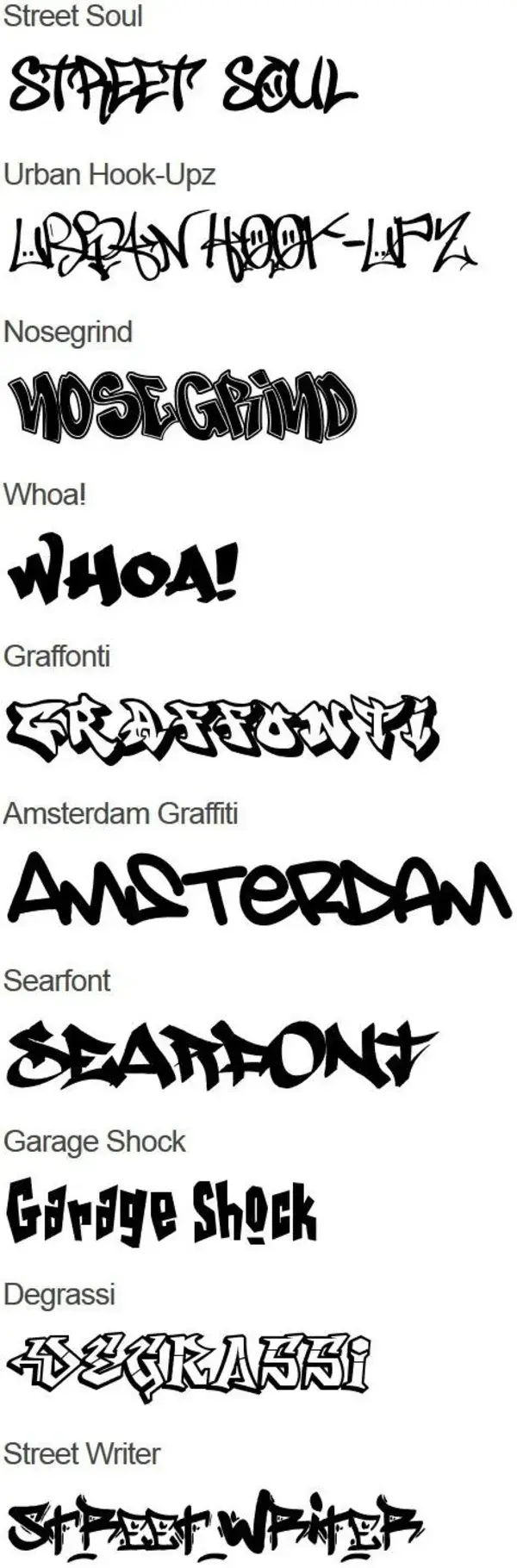 Graffiti Fonts #graffiti                                                        ...