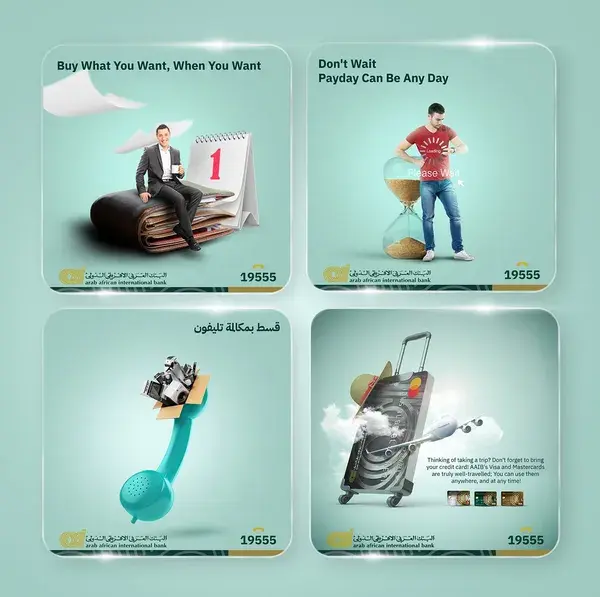 Banking Social Media designs