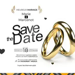 Mariage save the date